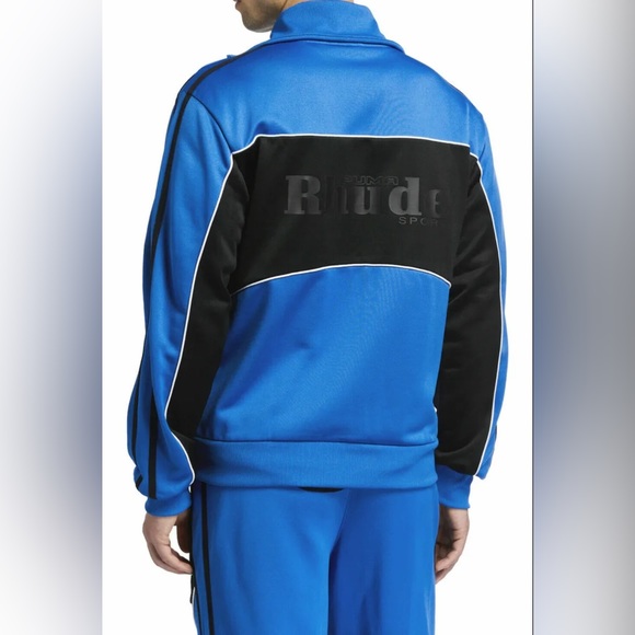 Puma x Rhude Track Jacket Full Zip Up Palace Blue 596753 41 Men’s sz Medium - Picture 4 of 4
